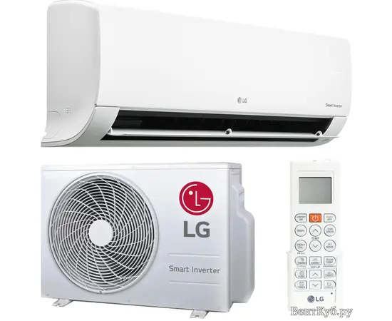 LG P09EP, Рекомендуемая площадь и мощность: 25 м² - 2,5 кВт, Тип кондиционера: Инверторный