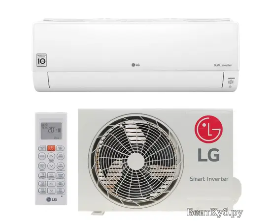 LG B09TS.NSJ/B09TS.UA3, Рекомендуемая площадь и мощность: 25 м² - 2,5 кВт, Тип кондиционера: Инверторный