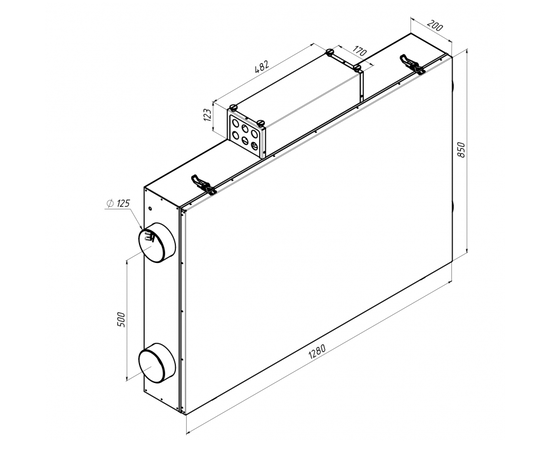 Alasca ECO H300EC W, Производительность (м³/ч): 300, - 2