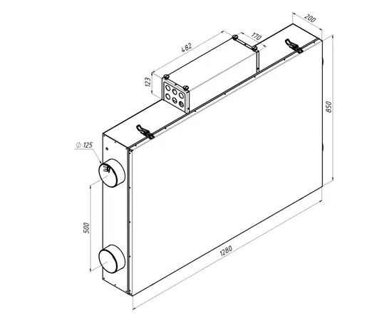 Alasca ECO H300EC W, Производительность (м³/ч): 300, - 2