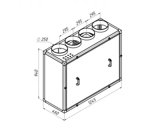 Alasca R1000V EC W, Производительность (м³/ч): 1000, - 5