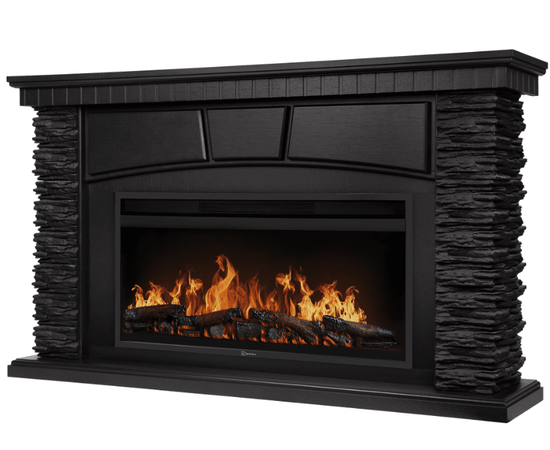 Каминокомплект: Очаг Electrolux EFP/P-4220LS, портал Porto 42/40/36 камень чер. шп. венге