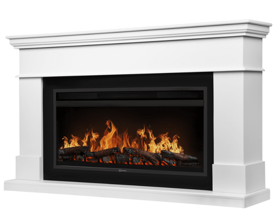 Каминокомплект: Очаг Electrolux EFP/P-4220LS, портал California 42/40/36, белый, Цвет: Белый