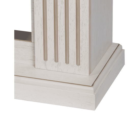 Каминокомплект: Очаг Electrolux EFP/P-4220LS, портал Siena 42/40/36, сл. кость с зол. патиной, - 5