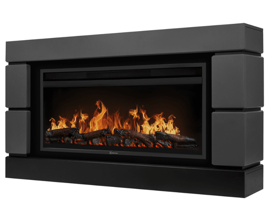 Каминокомплект: Очаг Electrolux EFP/P-4220LS, портал Moderno 42/40/36, графит, Цвет: Графит