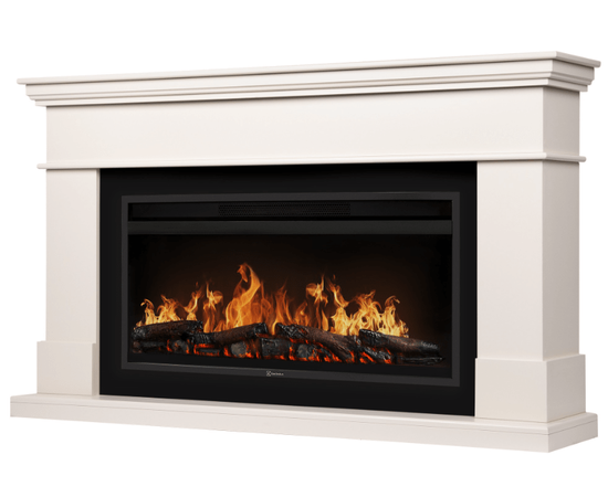 Каминокомплект: Очаг Electrolux EFP/P-4220LS, портал California 42/40/36, молочный, Цвет: Молочный