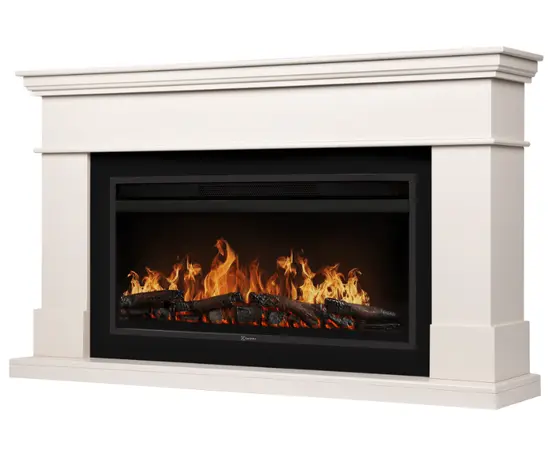 Каминокомплект: Очаг Electrolux EFP/P-4220LS, портал California 42/40/36, молочный, Цвет: Молочный