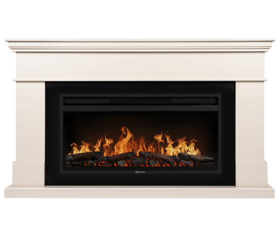 Каминокомплект: Очаг Electrolux EFP/P-4220LS, портал California 42/40/36, молочный, Цвет: Молочный, - 2