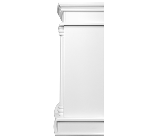 Каминокомплект: Очаг Electrolux EFP/P-4220LS, портал Olympia 42/40/36, белый, Цвет: Белый, - 3