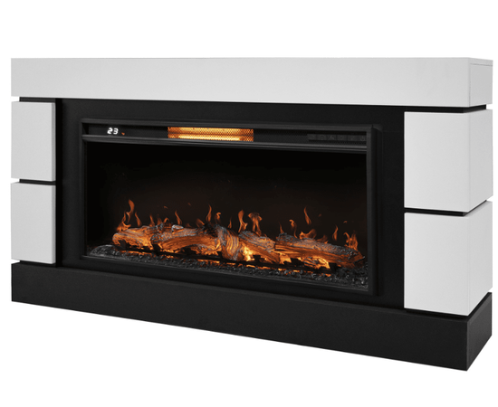 Каминокомплект: Очаг Electrolux EFP/P-4220LS, портал Moderno 42/40/36, белый, р/в