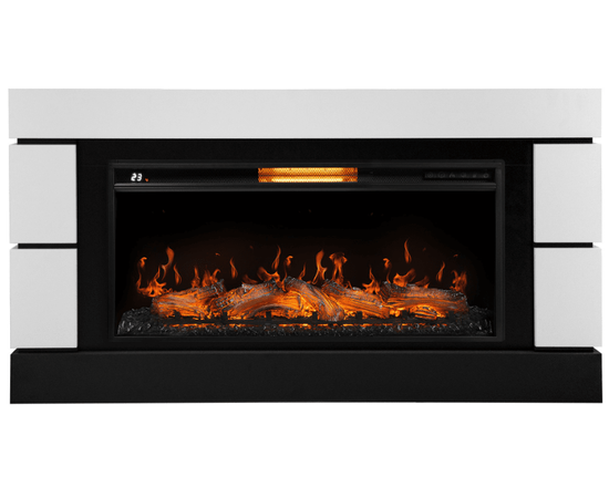 Каминокомплект: Очаг Electrolux EFP/P-4220LS, портал Moderno 42/40/36, белый, р/в, - 2