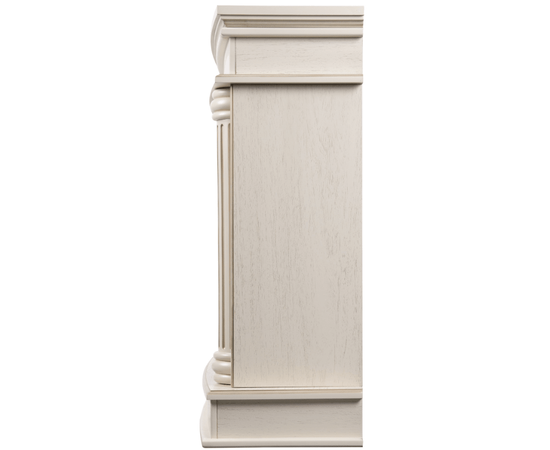 Каминокомплект: Очаг Electrolux EFP/P-4220LS, портал Olympia 42/40/36, сл. кость с зол. патиной, - 3