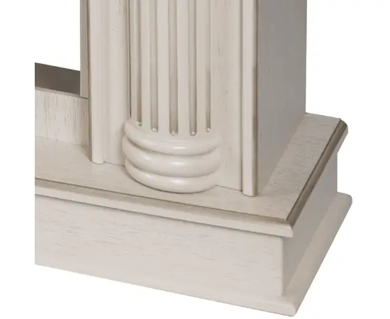 Каминокомплект: Очаг Electrolux EFP/P-4220LS, портал Olympia 42/40/36, сл. кость с зол. патиной, - 5