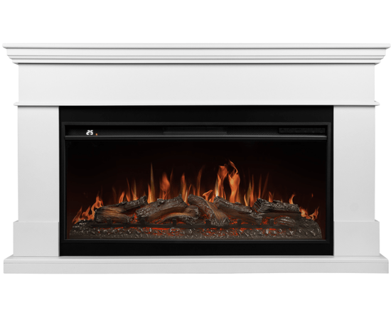 Каминокомплект: Очаг Royal Thermo Aurora RTFP/P-AR40LS, портал California 42/40/36, белый
