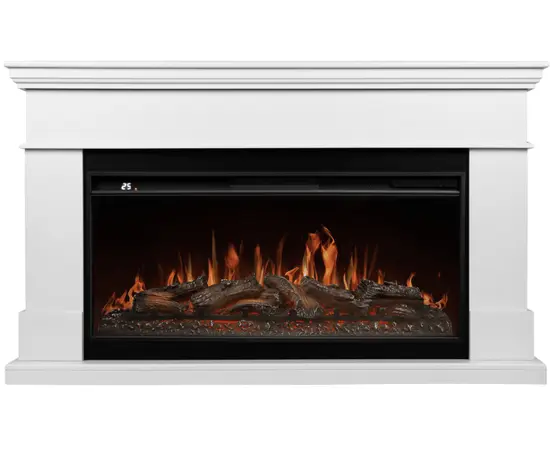 Каминокомплект: Очаг Royal Thermo Aurora RTFP/P-AR40LS, портал California 42/40/36, белый
