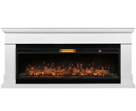 Каминокомплект: Очаг Royal Thermo Aurora RTFP/P-AR60LS, портал California 60 W, белый, - 2