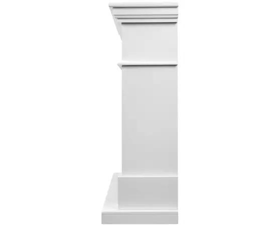 Каминокомплект: Очаг Royal Thermo Aurora RTFP/P-AR60LS, портал California 60 W, белый, - 3