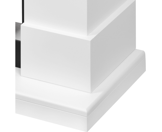 Каминокомплект: Очаг Royal Thermo Aurora RTFP/P-AR60LS, портал California 60 W, белый, - 5