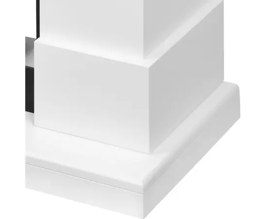 Каминокомплект: Очаг Royal Thermo Aurora RTFP/P-AR60LS, портал California 60 W, белый, - 5