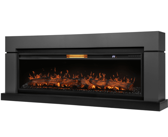 Каминокомплект: Очаг Royal Thermo Aurora RTFP/P-AR60LS, портал Lindos 60 G, графит