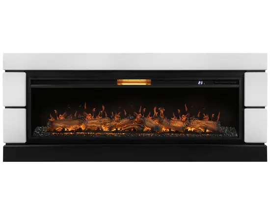 Каминокомплект: Очаг Royal Thermo Aurora RTFP/P-AR60LS, портал Moderno 60, белый, - 2