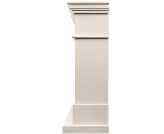 Каминокомплект: Очаг Royal Thermo Aurora RTFP/P-AR60LS, портал California 60 IV, молочный, - 3