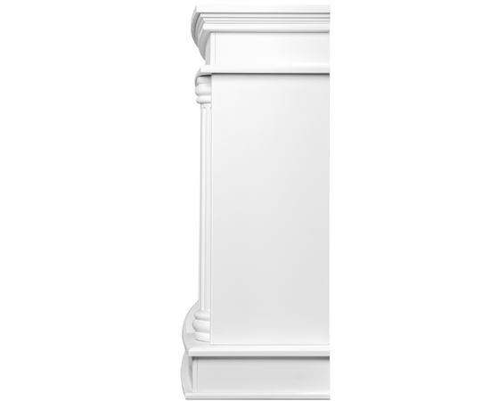 Каминокомплект: Очаг Royal Thermo Aurora RTFP/P-AR60LS, портал Olympia 60, белый, Цвет: Белый, - 3