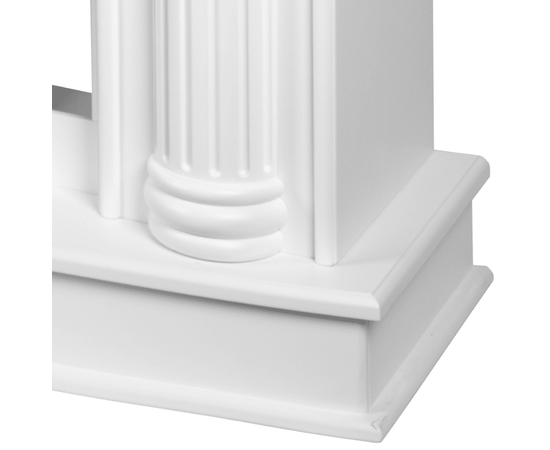 Каминокомплект: Очаг Royal Thermo Aurora RTFP/P-AR60LS, портал Olympia 60, белый, Цвет: Белый, - 5