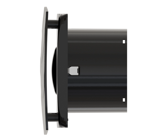 ERA Wave 100 Black classic, Диаметр: 100 мм, Обратный клапан: Нет, Таймер: Нет, Датчик влажности: Нет, Цвет: Чёрный, Тип подшипника: Скольжения, Управление: Выключатель, - 3