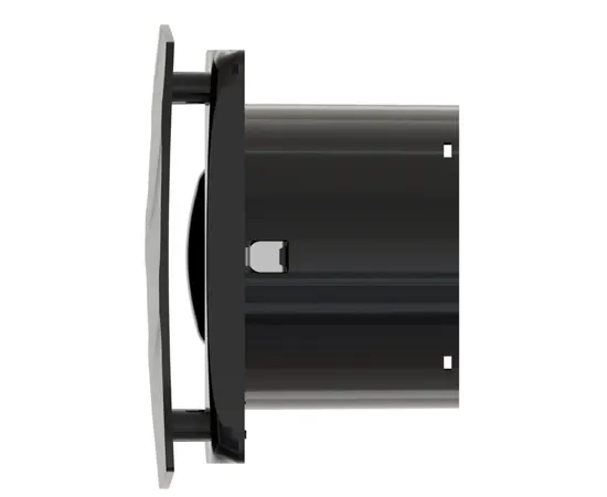 ERA Wave 100 Black classic, Диаметр: 100 мм, Обратный клапан: Нет, Таймер: Нет, Датчик влажности: Нет, Цвет: Чёрный, Тип подшипника: Скольжения, Управление: Выключатель, - 3