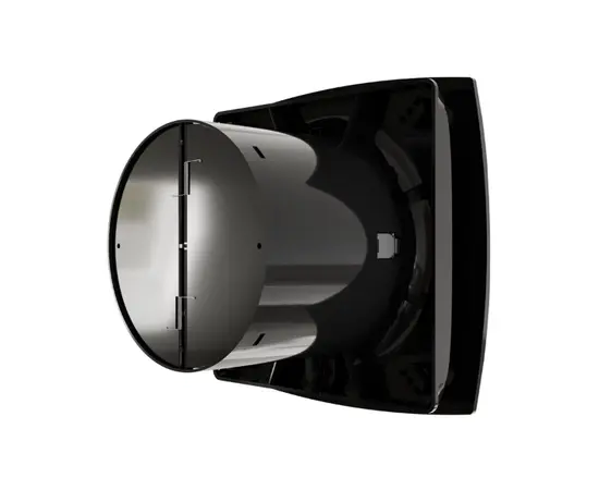 ERA Wave 120C Black classic, Диаметр: 120 мм, Обратный клапан: Есть, Таймер: Нет, Датчик влажности: Нет, Цвет: Чёрный, Тип подшипника: Скольжения, Управление: Выключатель, - 4