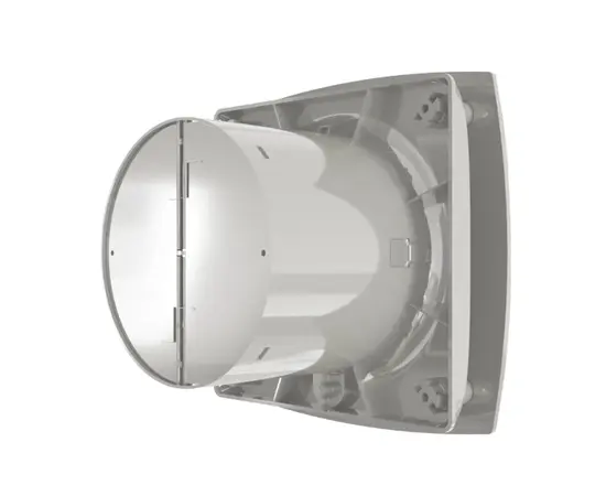 ERA Wave 100C Gray, Диаметр: 100 мм, Обратный клапан: Есть, Таймер: Нет, Датчик влажности: Нет, Цвет: Серый, Тип подшипника: Скольжения, Управление: Выключатель, - 4
