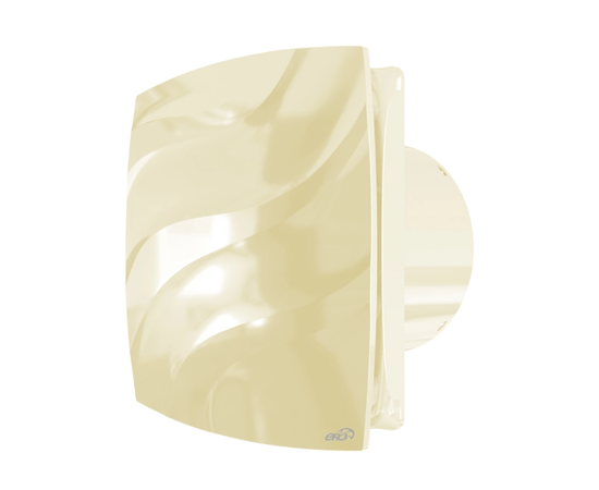 ERA Wave 120C Ivory, Диаметр: 120 мм, Обратный клапан: Есть, Таймер: Нет, Датчик влажности: Нет, Цвет: Слоновая кость, Тип подшипника: Скольжения, Управление: Выключатель