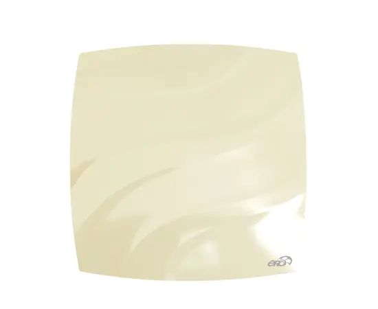 ERA Wave 120 Ivory, Диаметр: 120 мм, Обратный клапан: Нет, Таймер: Нет, Датчик влажности: Нет, Цвет: Слоновая кость, Тип подшипника: Скольжения, Управление: Выключатель, - 2