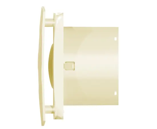 ERA Wave 120 Ivory, Диаметр: 120 мм, Обратный клапан: Нет, Таймер: Нет, Датчик влажности: Нет, Цвет: Слоновая кость, Тип подшипника: Скольжения, Управление: Выключатель, - 3