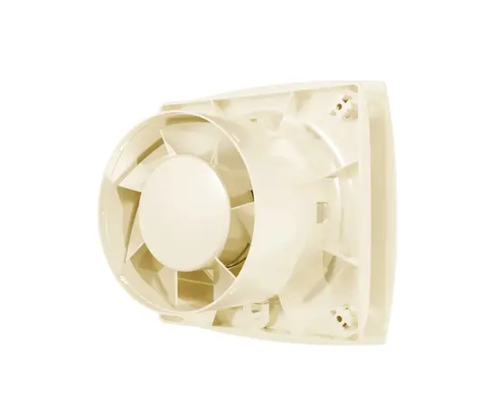 ERA Wave 120 Ivory, Диаметр: 120 мм, Обратный клапан: Нет, Таймер: Нет, Датчик влажности: Нет, Цвет: Слоновая кость, Тип подшипника: Скольжения, Управление: Выключатель, - 4