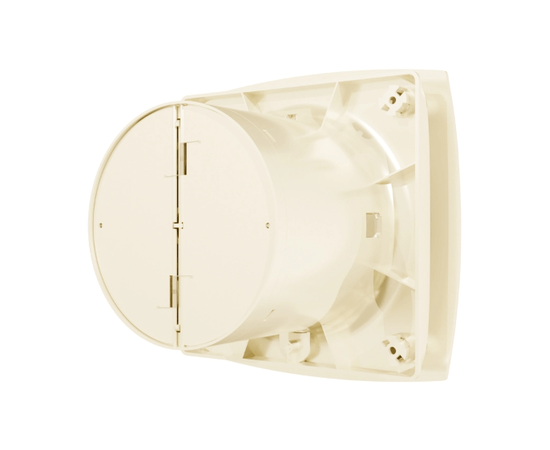 ERA Wave 100C Ivory, Диаметр: 100 мм, Обратный клапан: Есть, Таймер: Нет, Датчик влажности: Нет, Цвет: Слоновая кость, Тип подшипника: Скольжения, Управление: Выключатель, - 4