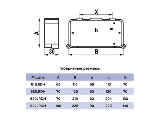 Держатель Era 511LRDH, Типоразмер (мм): 55х110 мм, Элемент воздуховода: Держатель, Выберите 2-ой размер для перехода, тройника, врезки (первым всегда идет диаметр большего размера): Не применимо, - 5