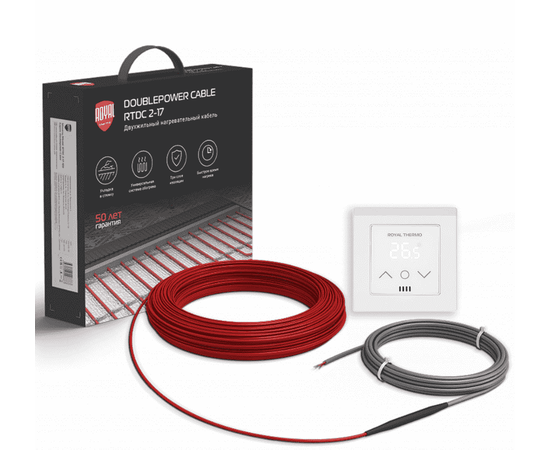 Royal Thermo RTDC 2-17-300 с терморегулятором RTS-16, Площадь нагрева: 2,5 м²