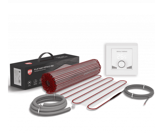 Royal Thermo Flat Mat RTFM 2-150-7 с терморегулятором RTI-16, Площадь нагрева: 7 м², Мощность: 1,05 кВт