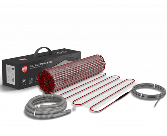 Royal Thermo Flat Mat RTFM 2-150-2 с терморегулятором RTI-16, Площадь нагрева: 2 м², Мощность: 0,3 кВт, - 3