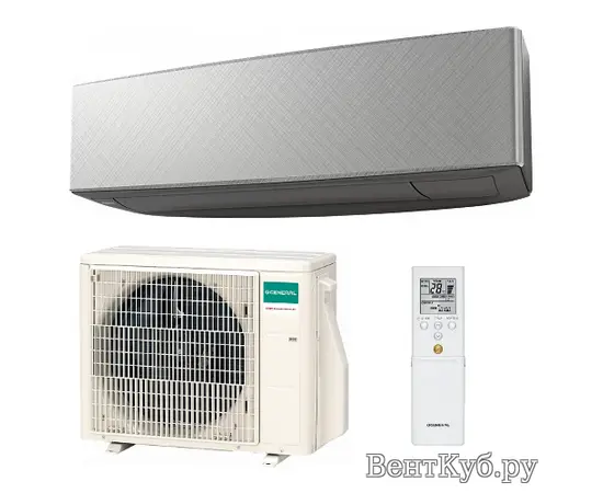 General ASHG14KETA-B/AOHG14KETA, Рекомендуемая площадь и мощность: 40 м² - 4 кВт, Цвет: Серый