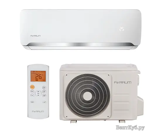 Ferrum iFIS12F1/iFOS12F1, Рекомендуемая площадь и мощность: 35 м² - 3,5 кВт, Тип кондиционера: Инверторный Ferrum iFIS12F1/iFOS12F1, Рекомендуемая площадь и мощность: 35 м² - 3,5 кВт, Тип кондиционера: Инверторный