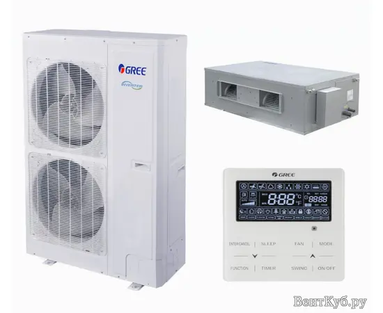 Gree FGR20Pd/DNa-X, Рекомендуемая площадь и мощность: 200 м² - 20 кВт