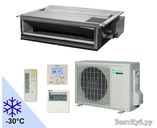 Daikin FDXM35F3/RXM35M9/30°C R-32 с зимним комплектом