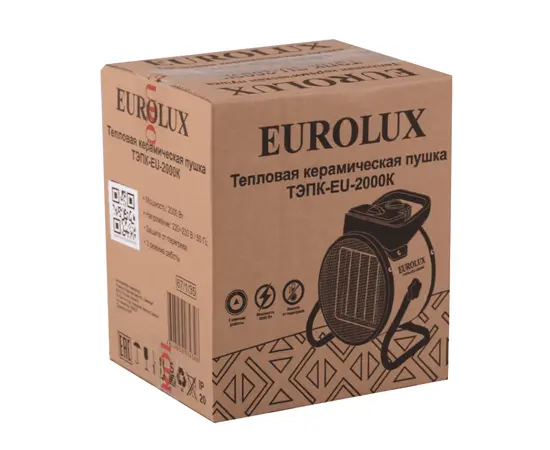 Eurolux ТЭПК-EU-2000K, Мощность: 2 кВт, - 6 Eurolux ТЭПК-EU-2000K, Мощность: 2 кВт, - 6