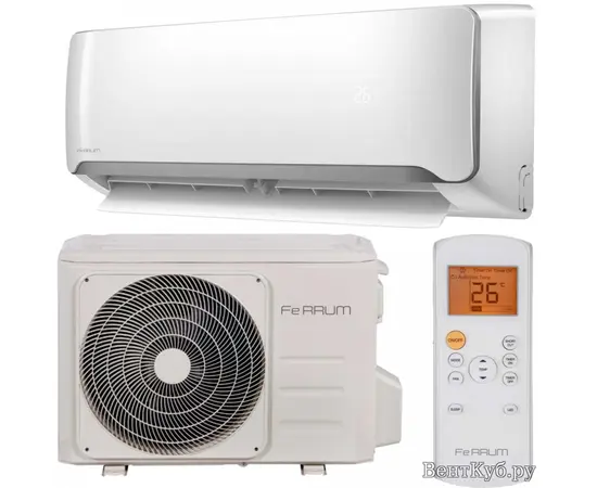 Ferrum FIS12F2/FOS12F2, Рекомендуемая площадь и мощность: 35 м² - 3,5 кВт, Тип кондиционера: Неинверторный