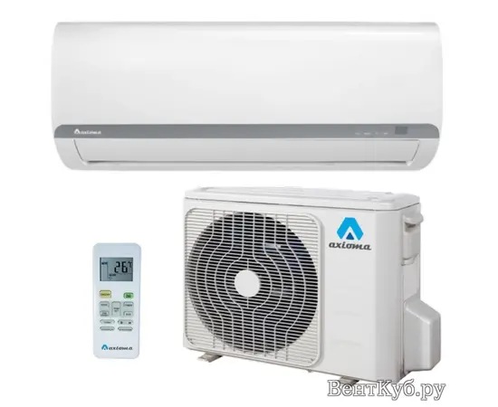 Axioma ASX12B1/ASB12B1, Рекомендуемая площадь и мощность: 35 м² - 3,5 кВт, Тип кондиционера: Неинверторный
