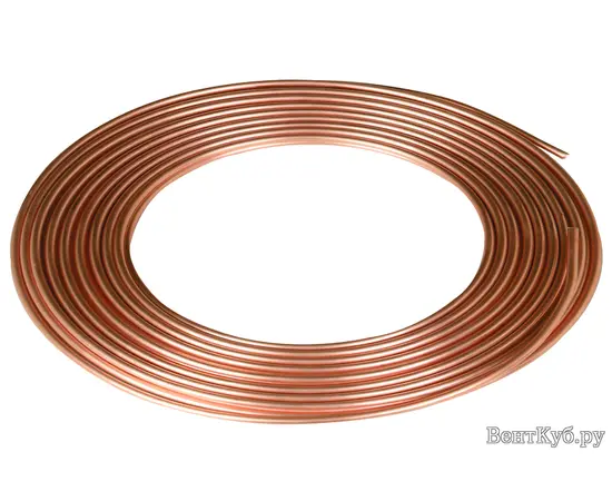 Труба медная ASTM B68 1/2х15,0 м, бухта, Диаметр, дюйм (мм): 1/2 (12,7), Длина бухты, м: 15