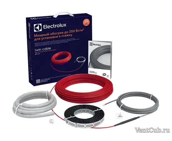 Electrolux ETC 2-17-1200, Площадь нагрева: 10 м², Мощность: 1,2 кВт